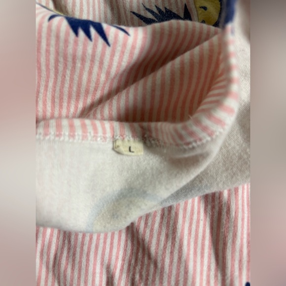 Women's Maternity Pineapple Striped Top and Pant Set - Picture 2 of 7